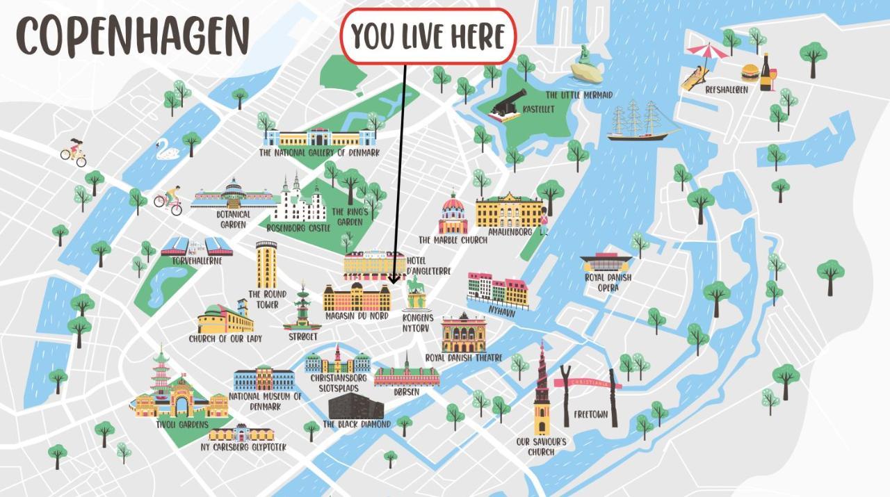 Perfect For Friends & Families 2 Bedroom Apartment In Cph Копенгаген Екстер'єр фото
